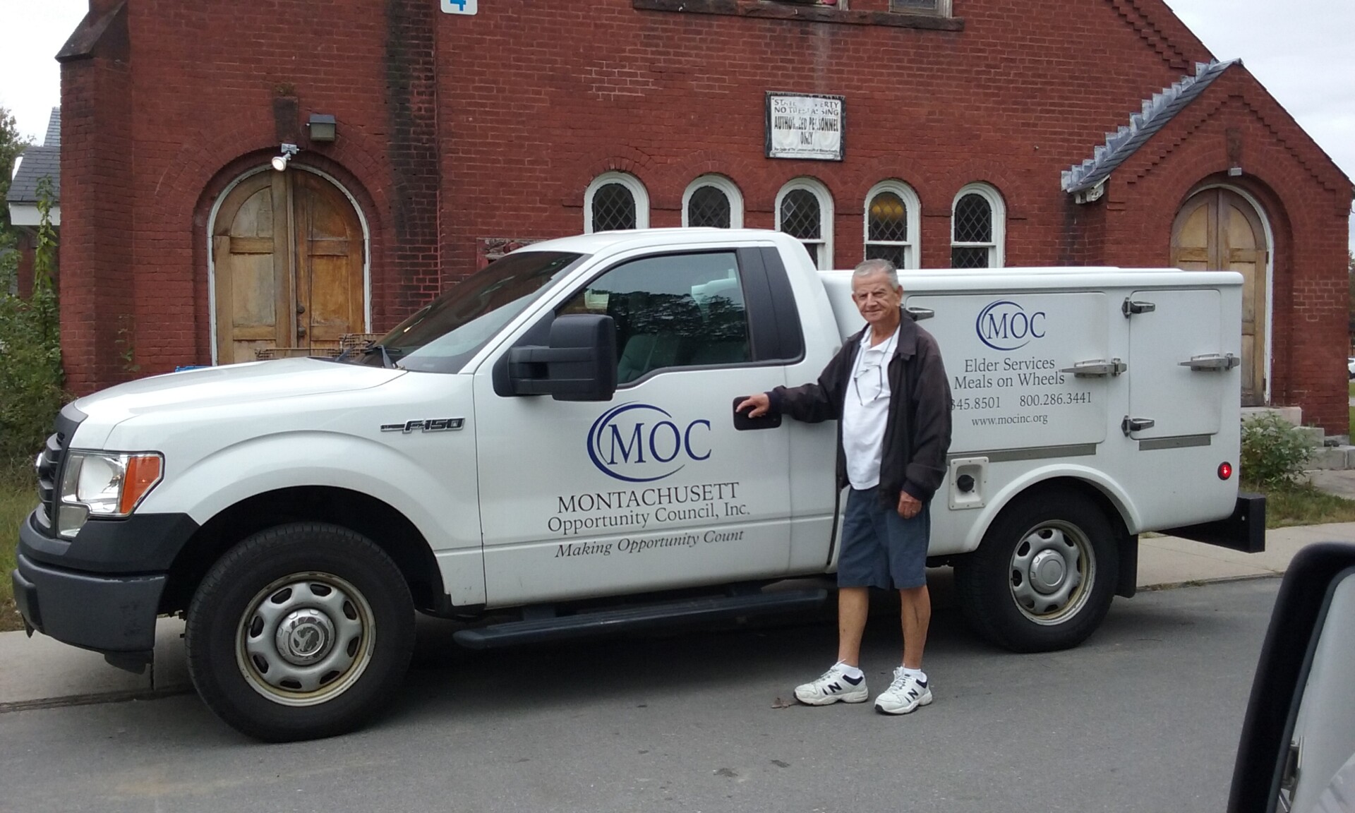 Montachusett Opportunity Council Meals on Wheels Truck with Driver